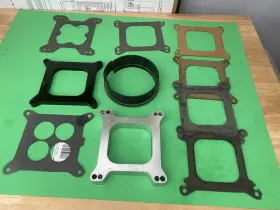 Spectre 5932 Nos 1 Inch Aluminum Carb Spacer Square Bore Holley-edelbrock