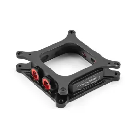 Speedmaster Pce474.1001 Aluminum 4150 To 4500 Cnc Machined Carburetor Spacer With Bust Pannels