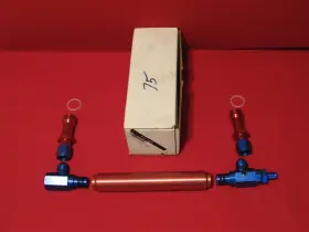Speedway Motors 91011603 Adjustable Anodized Aluminum Fuel Log Holley 4150 New