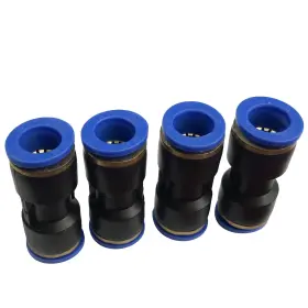 Steber Bpu5-p4 Fuel Line Connector Quick-connect Fit For 3/16 Od Nylon Tube Coupler Union
