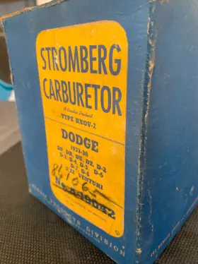 Stromberg Bxv2 New Vintage Carburetor 30s-50s Dodge Plymouth Chrystler Desoto