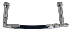 Summit Racing Sum-220106bn-n Nickel Braided Dual Feed Fuel Line For Holley 4150 -6 An