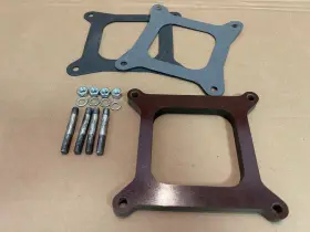 Summit Racing Sum-g1405 1/2 Inch Open Center Phenolic Carb Carburetor Spacer Square Bore 4bbl Holley Demon