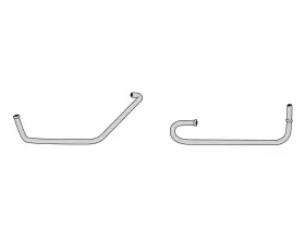 The Right Stuff Detailing Fch79zzs Chevy Pontiac 350 Thermal Choke Control Tube