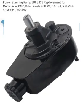 The Rop Shop 101409 202 Power Steering Pump 3888323 Replacement For Mercruiser Omc Volvo Penta 4.3l 6v