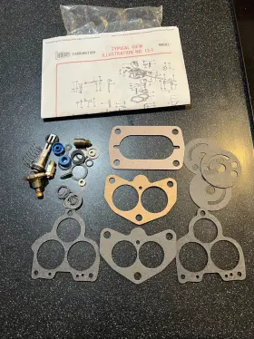 5062b Tomco Holley Carb Rebuild Kit Fits Ford Merc Trucks 39-56 Gmc 302 Inline