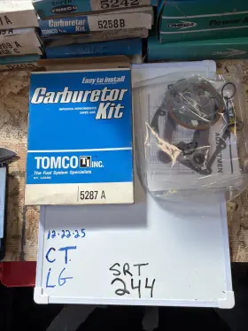 Tomco 5287a Carburetor Repair Kit Fits Chevrolet 1973 Vintage Nos