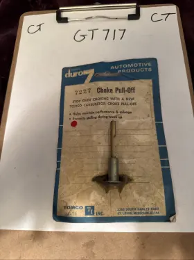 Tomco 7227 1 Choke Pull Off Nos Oem