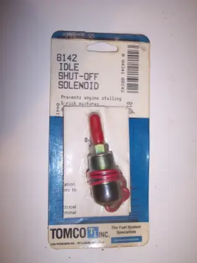 Tomco 8142 Idle Shut-off Solenoid New Older Stock