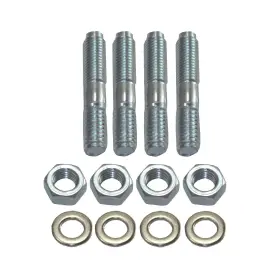 Top Street Performance Sp9122 4-piece Carburetor Carb Stud Bolt Kit With Nuts Washers - 3 1/4 Inch