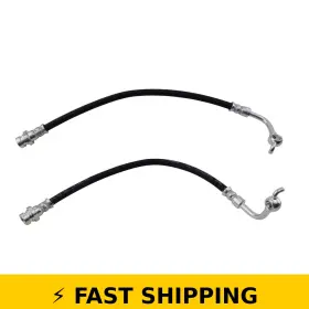 Trq 195591809870 Brake Hose Set For 2014-2019 Kia Soul - 2 Piece