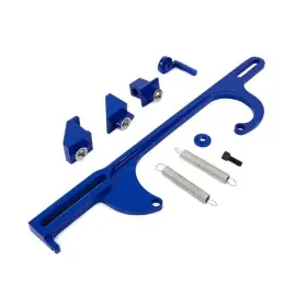 Tsp Jm3101bl Throttle Cable Bracket Billet Aluminum Blue Anodized