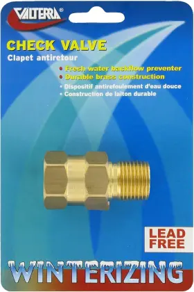 Valterra 23402 P23402lfvp 1/2 Inch Check Valve