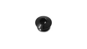 Vibrant Performance 10991 Aluminum -4an Orb Low Profile Port Plug - Anodized Black