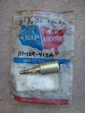 Volkswagen/a. Pierburg 111-129-413a Nos Vw/a. German Idle Cutoff Solenoid For Vw 40 Hp Carb Engines