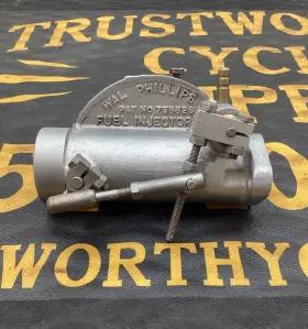 Wal Phillips 758826 Vintage Fuel Injector Pat Bsa Triumph Norton Triton Racing