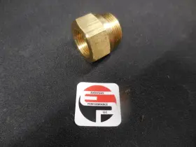 Walker Products 90-157 Quadrajet Fuel Filter Housing Short 7/8-20 5/8-18 Inverted Flare New Brass