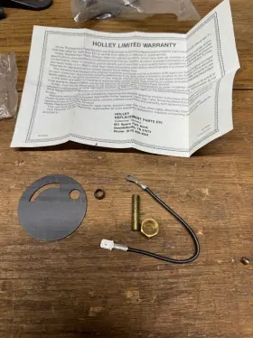 Walker Products G1320 Holley Carburetor Choke Gasket And Wire Kit Nos