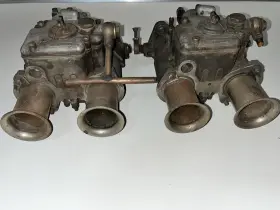 Weber 40-dcoe-2 Alfa Romeo 40 Dcoe2 Carburetors Bmw Mg Austin Cosworth Italy Formula Ford Rare