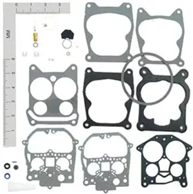 Wells 2g1735 Rochester Quadrajet 4mv Carburetor Rebuild Kit 1968-72 Checker And Gm