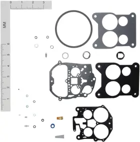 Wells 2g1890 Rochester Quadrajet E4me Carburetor Rebuild Kit- 1980-84 Gm