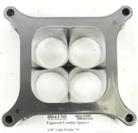 Wilson Manifolds 004150 Carburetor Spacer - 4150 2in 4-hole L/w Tapered