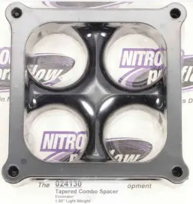 Wilson Manifolds 024130 - Carburetor Spacer 4500 1.5in 4-hole L/w Tapered