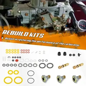 4150c Wlr 732168265754 Double Pumper Rebuild Kit For Holley 4150 Carburetor 600-850 Cfm