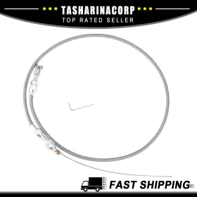 X Autohaux 743151895612 Piece Of 1 36 Inch For Ls Engine Braided Throttle Cable Kit Fit Chevrolet 97-07