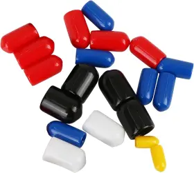 X Autohaux A19091100ux0854 Vacuum Line Caps Protector Cover Assorted Kit 1/8 3/16 1/4 3/8
