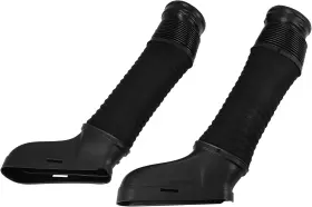 X Autohaux A21122100ux0018 2pcs Engine Air Intake Duct Hose Right Left 7.6 Inch X14.17 Black