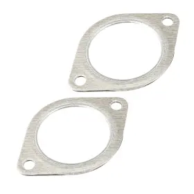 X Autohaux A22071300ux0358 2pcs Car Exhaust Pipe Flange Gasket Seal For Bmw E60 Silver Tone