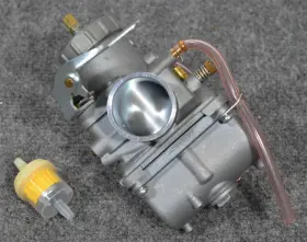Yeager Vm34-168 Carburator Replacement For Vm34 34mm Round Slide Carb. Center Pull