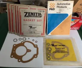 Zenith C181-65 7 Carb Gasket Sets 2 5 C181-79 For 62 Series Carbs