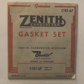 Zenith C181-67 Carb Gasket Set Fits 28ada10 See Vehicles Below