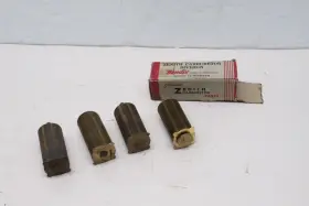 Zenith F3x5t3 4 Vintage Brass Disc Filters For Carburetor