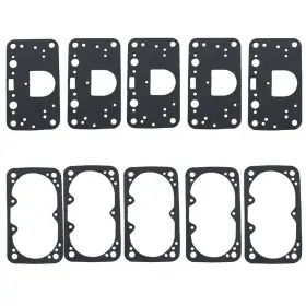 Zizi89598 Crrk28 For Holley Double Pumper 2 Circuit Carb 5 Float Bowl And Metering Block Gaskets