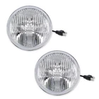 Holley Retrobright 3000K White Led 7" Round Head Light Pair For Classic Vehicles New. Price: $499.90.