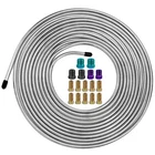 Murealy 1/4" Brake Line Tubing Kit Upgrade Stainless Ro... New. Price: $23.17.