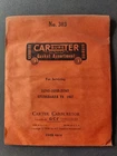 Nos Carter 303 Carburetor Gasket Kit For 1957-59 Studebaker Truck V8 4BBL New. Price: $15.00.