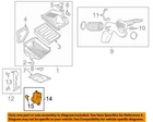 Gm Oem 15-19 Sierra 2500 Hd Engine Air Intake-lower Baffle 23187988 New. Price: $32.34.