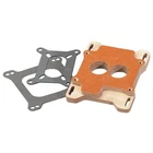 Summit G1406, Carburetor Adapter, 2-HOLE, Square Bore Manifold, 1.00 Thick, Each New. Price: $59.99.
