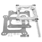 Edelbrock 2692 Carburetor Adapter Spread Bore Square Aluminum New. Price: $88.21.