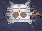 Holley 4160 Baseplate, Part Number 12R-3876B, Dodge, Chrysler, Plymouth Used. Price: $45.00.