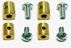 4 Vintage Hood/carb/choke/trunk Cable Stops For Mopar Body Cuda Dart Etc New. Price: $29.00.