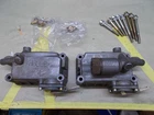 Holley Carburetor Pair Of Side Hung Fuel Float Bowl Used. Price: $68.00.