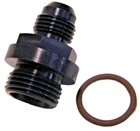 Holley Fuel Inlet 26-142-1 Fitting Short -6AN With -8AN O-ring New. Price: $35.50.