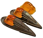 517 Cab Marker Clearance Lights Amber Art Deco Mack Truck Pair Nos Lens Used. Price: $99.99.