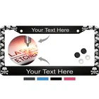 Pirate Skulls Design Custom Anodized Aluminum Car License Plate Frame & Free New. Price: $37.99.