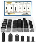Rubber Vacuum Caps Kit, 102 Pcs Assorted Plugs Hose End Black New. Price: $13.87.